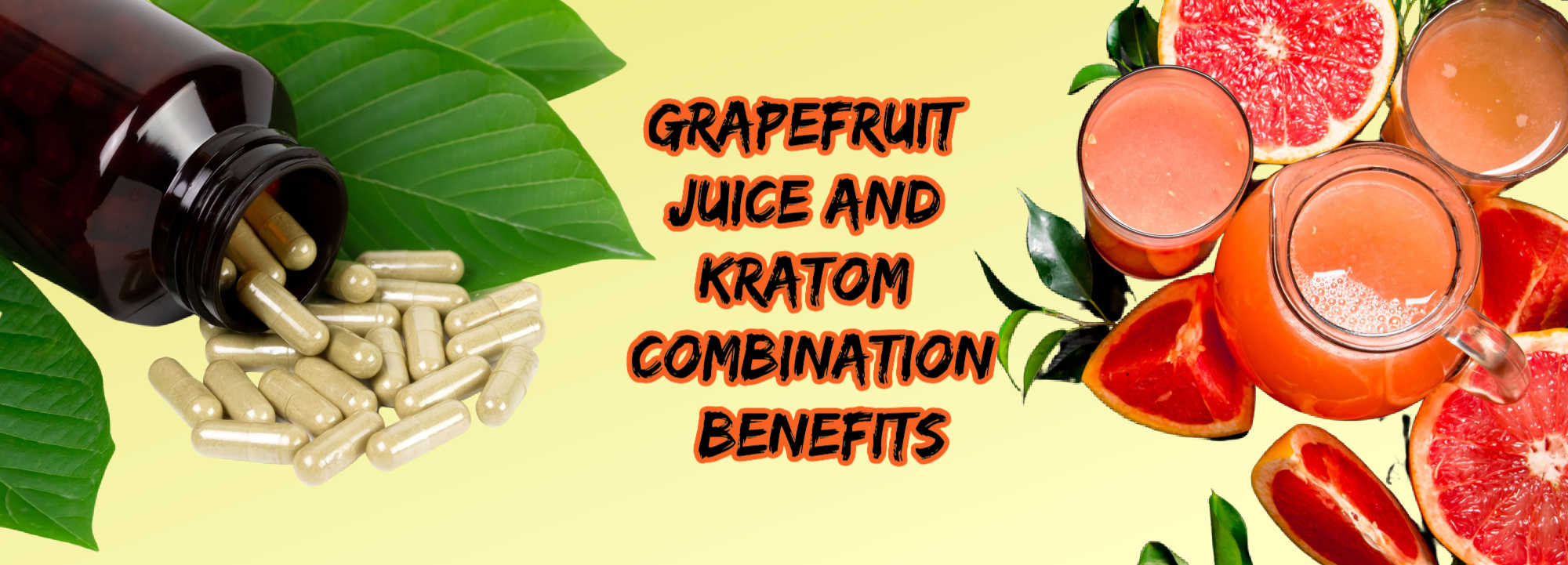 image of grapefruit juice and kratom benefits