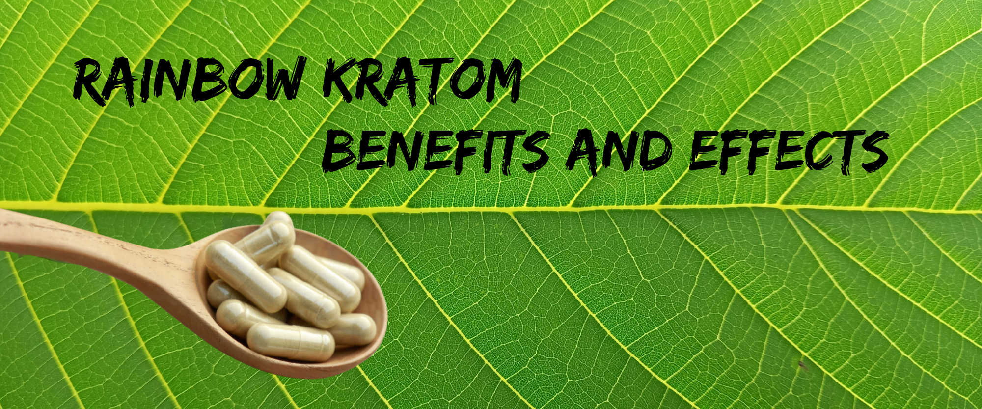 image of rainbow kratom benefits and effects