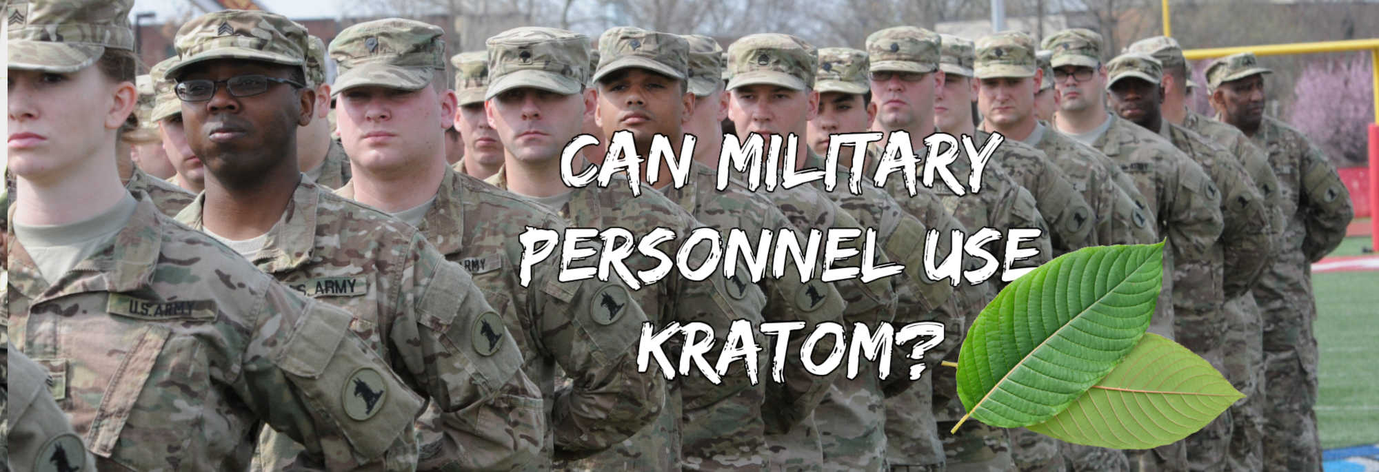 image of can military personnel use kratom