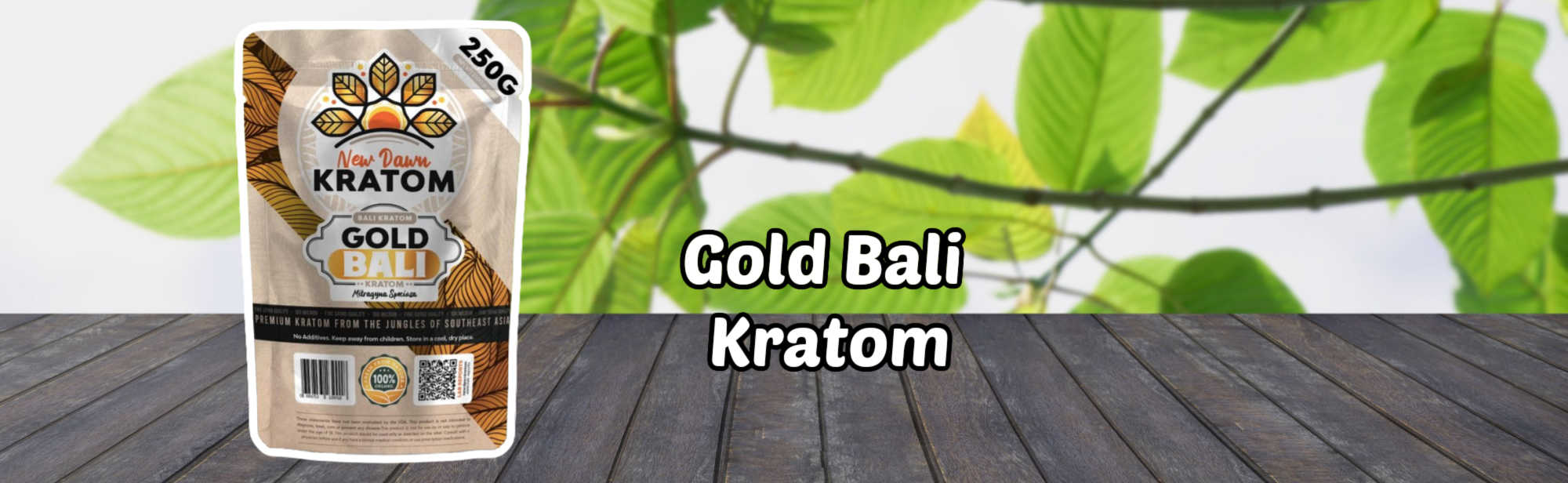 image of gold bali kratom for relaxation