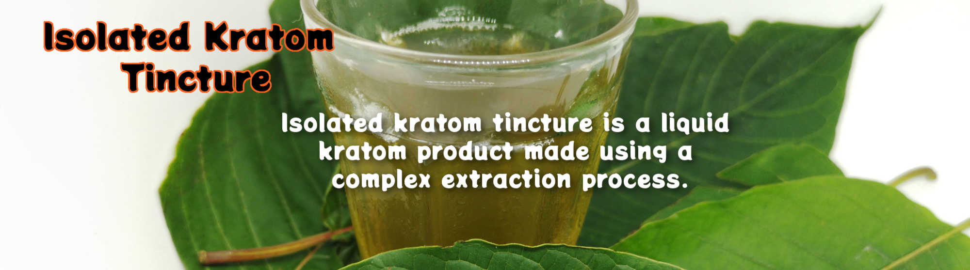 image of isolated kratom tincture