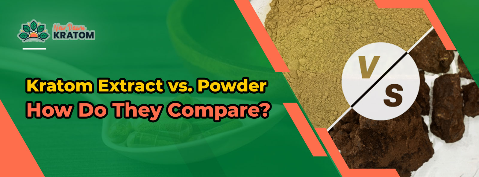kratom extract vs. powder – how do they compare?