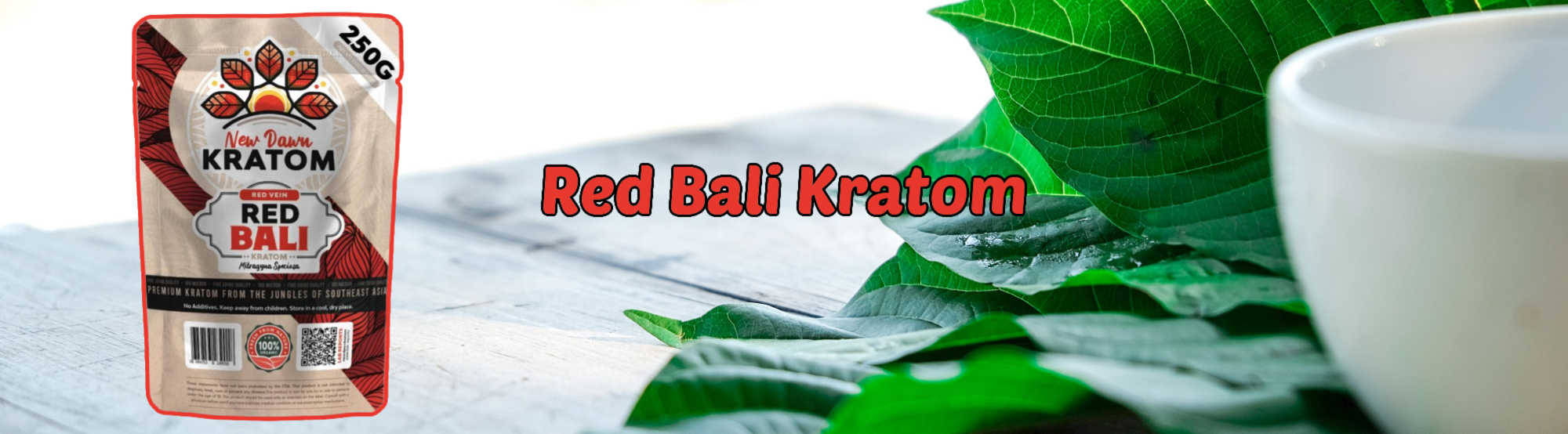 image of red bali kratom for relaxation
