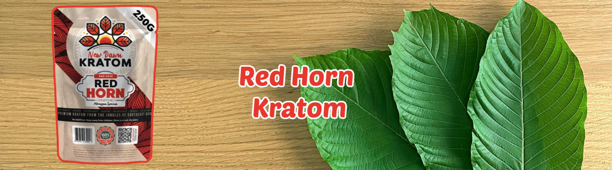 image of red horn kratom for relaxation