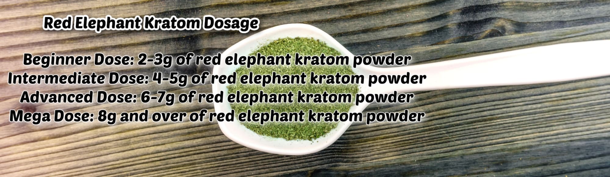 image of red elephant kratom dosage