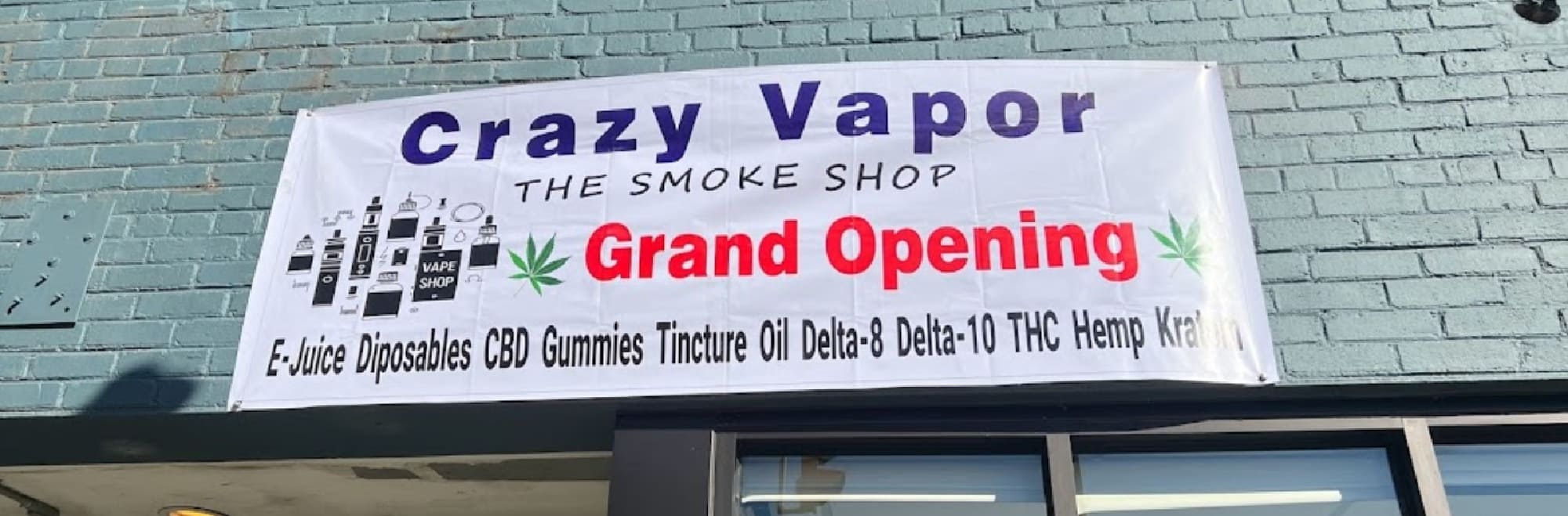 image of crazy vapor smoke shop in richmond va