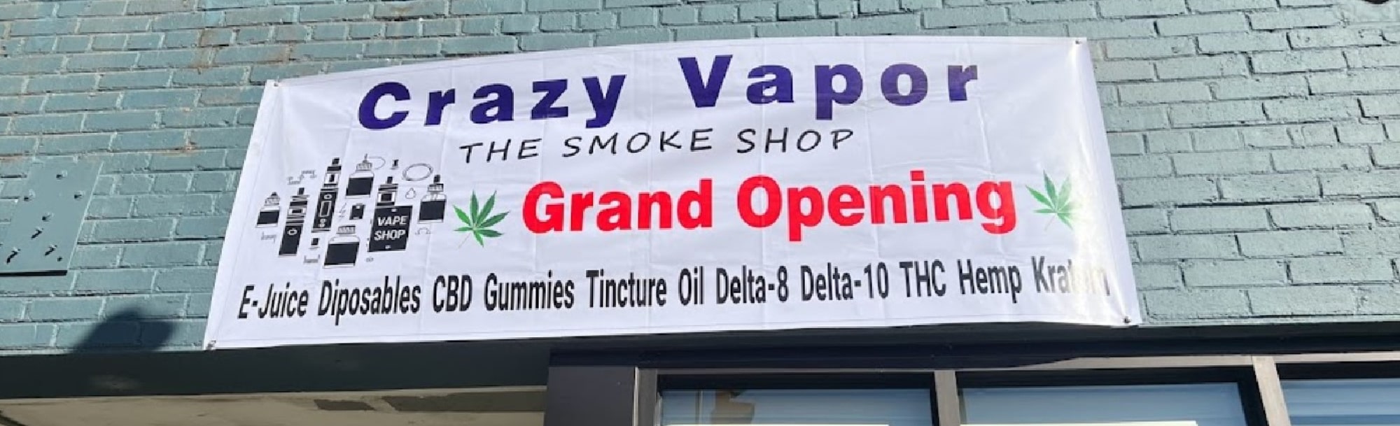 image of crazy vapor cbd kratom thc vape store in richmond va