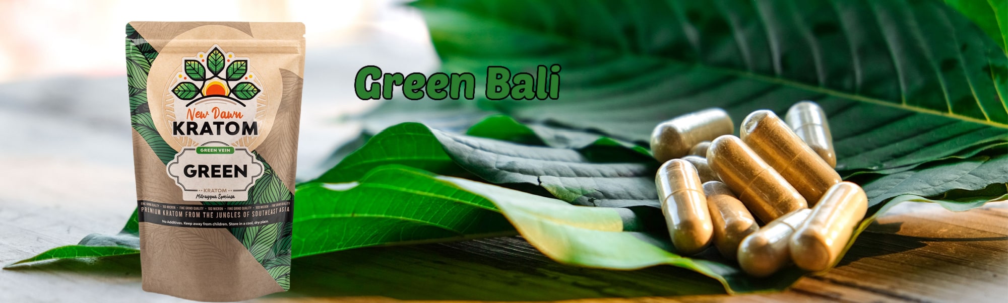 image of green bali strain for energy