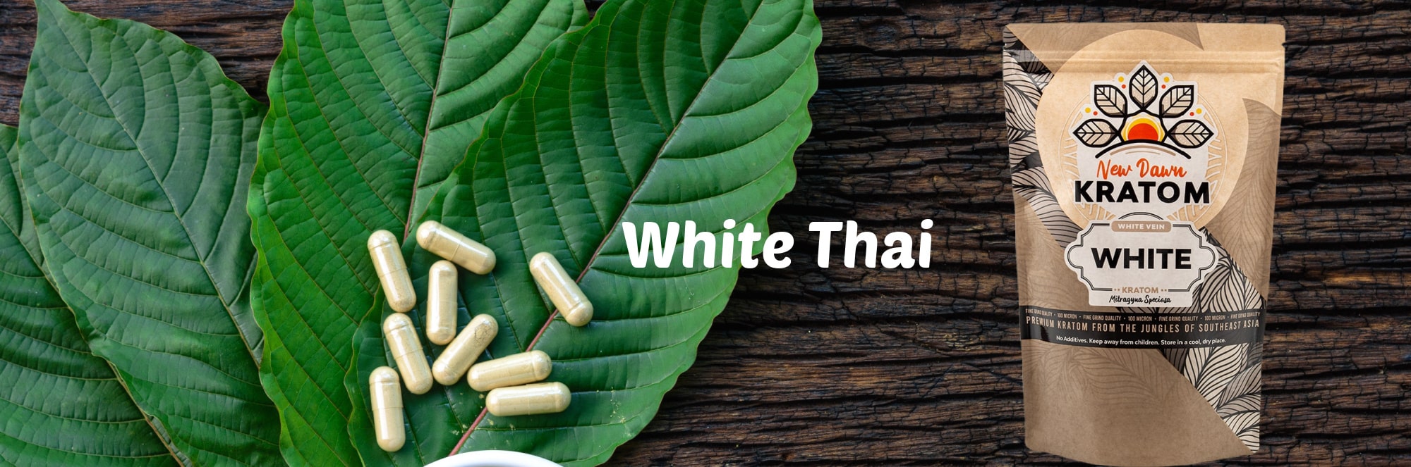 image of white thai strain for energy