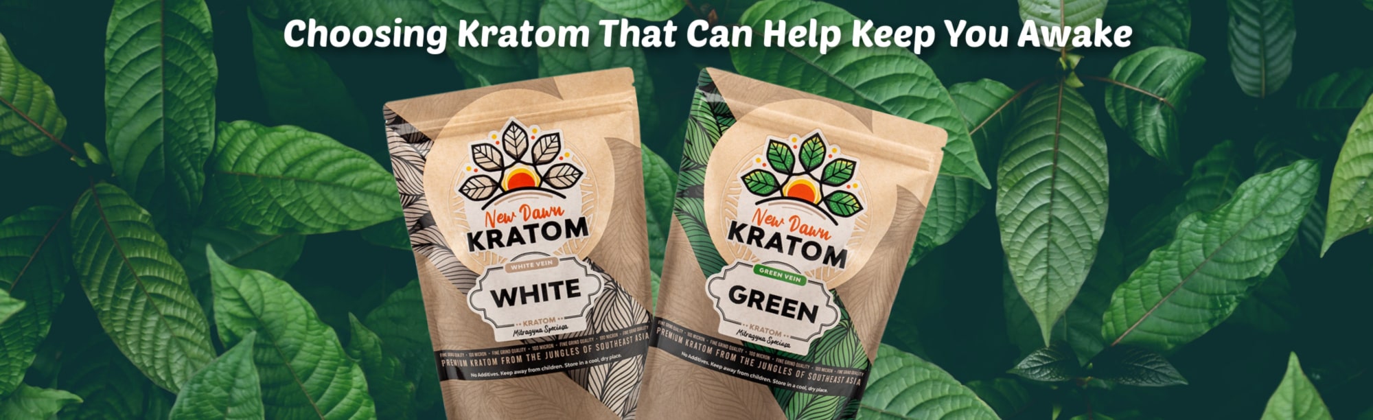 image of choosing kratom that can keep you awake