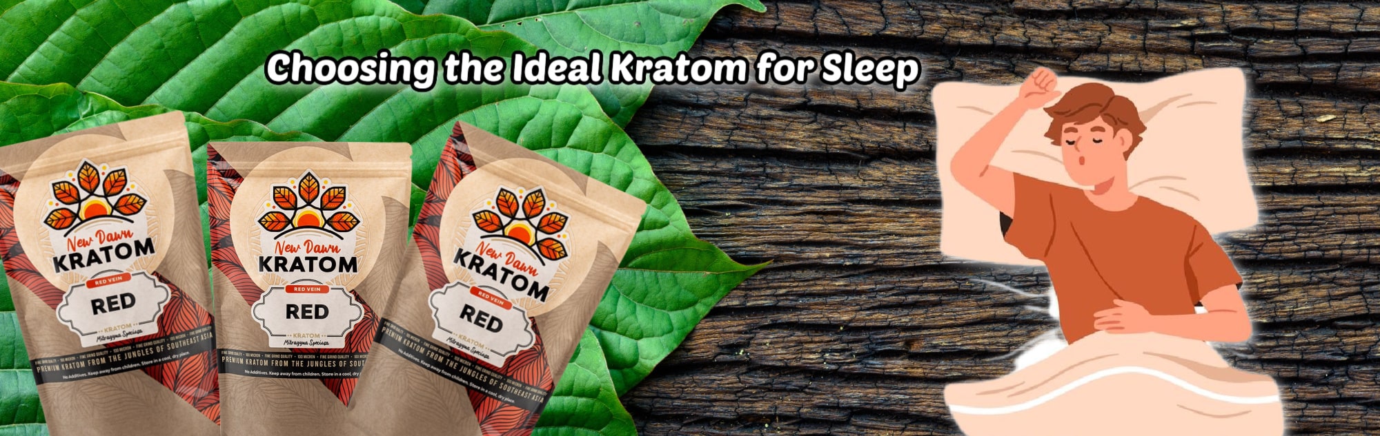 image of choosing the ideal kratom for sleep