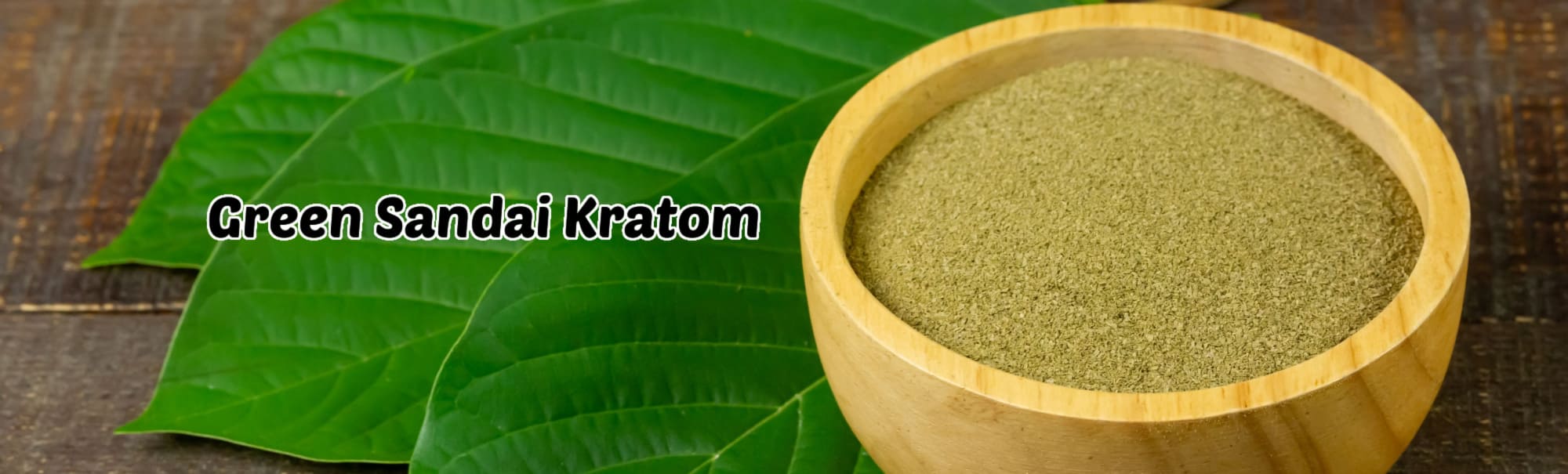 image of green sundai kratom