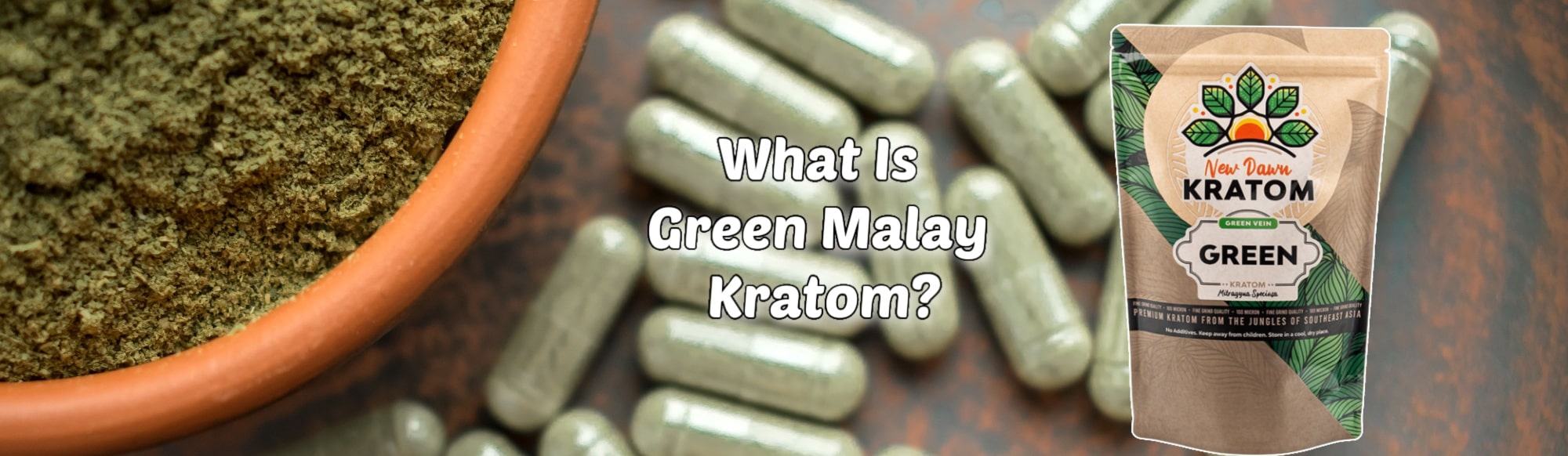 image of what is green malay kratom