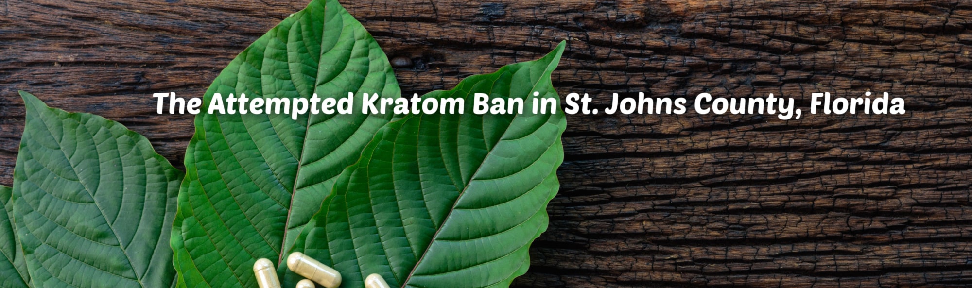 image of the attempted kratom ban in st johns county florida