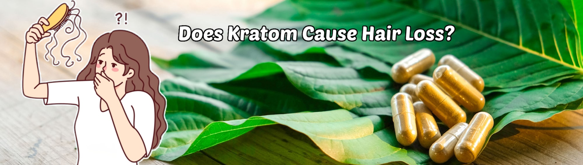 image of does kratom cause hair loss