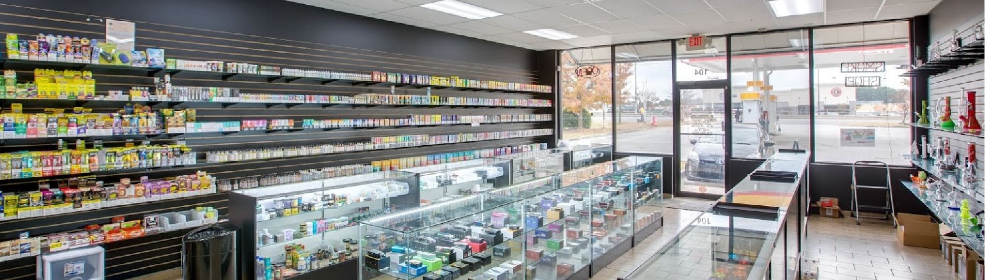 image of glass galaxy smoke shop in fort worth tx