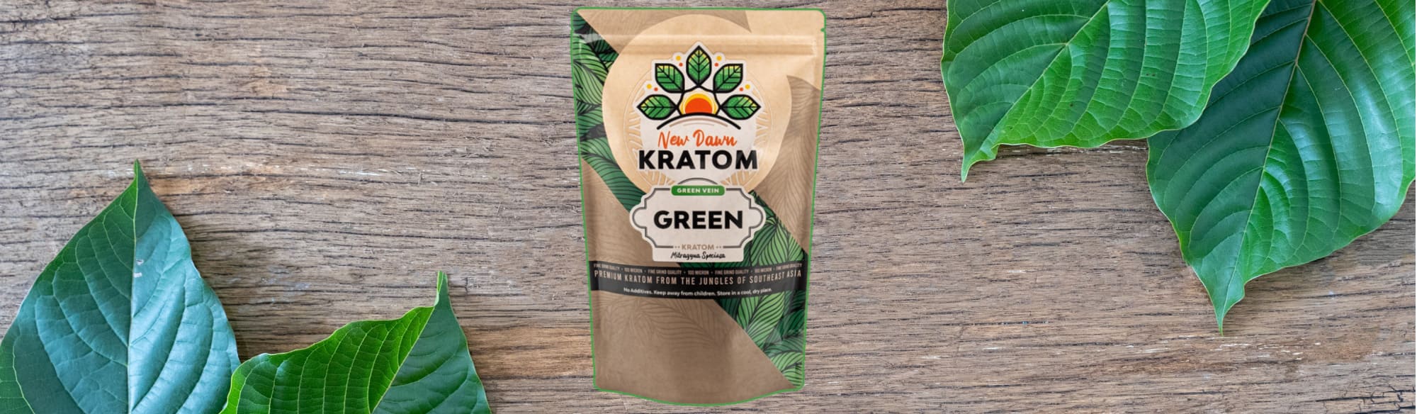 image of green borneo kratom