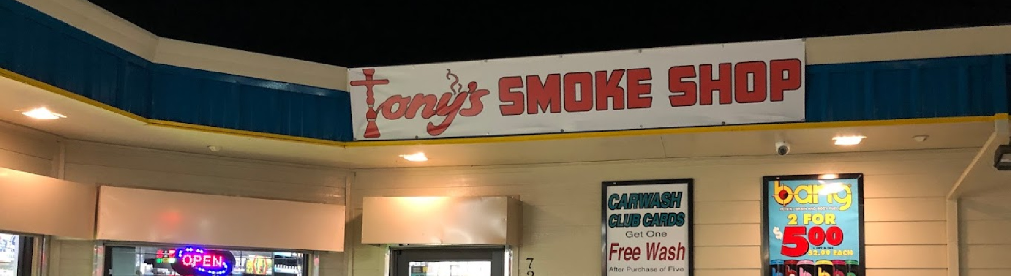 image of tonys smoke shop in redding ca
